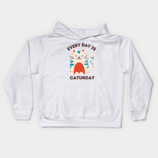 Every Day Is Caturday Kids Hoodie